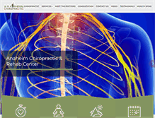 Tablet Screenshot of anaheim-chiropractic.com